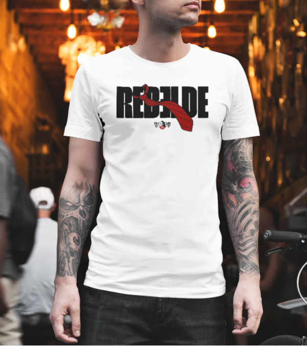 RBD Merch Soy Rebelde El Paso Event Red Tie T-Shirt RBD Merch Soy Rebelde El Paso Event Red Tie T-Shirt