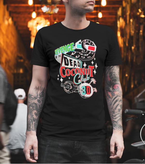 Universal Orlando Resort Revenge of the Dead Coconut Club 3D Adventure T-Shirt Universal Orlando Resort Revenge of the Dead Coconut Club 3D Adventure T-Shirt