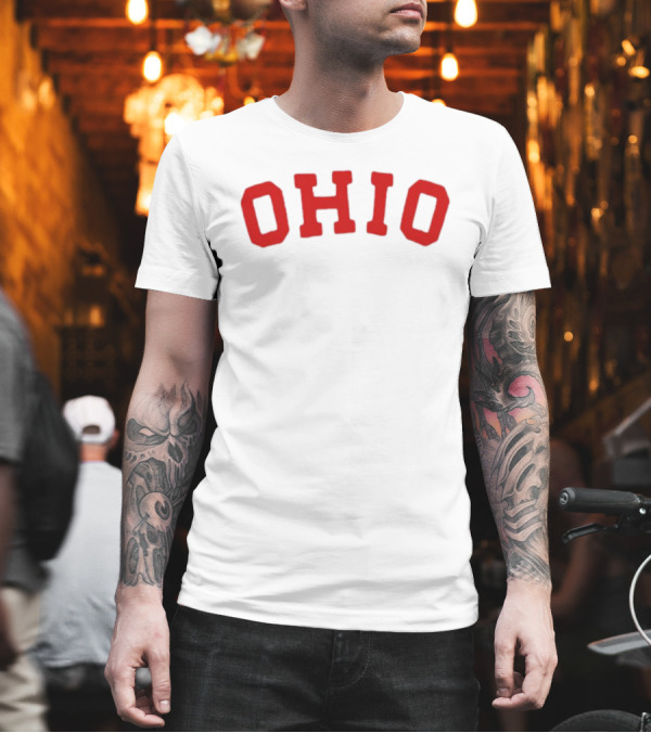 Jesse Owens Block Ohio T-Shirt Jesse Owens Block Ohio T-Shirt