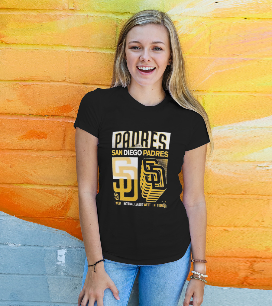 San Diego Padres West National League West Stack T-Shirt