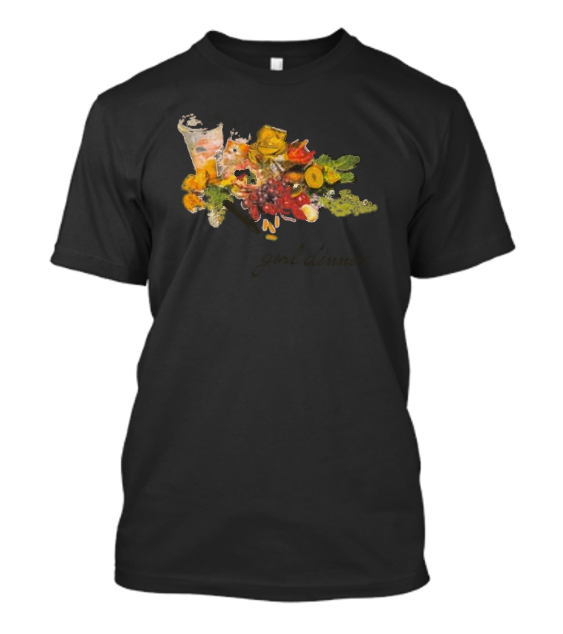 Girl Dinner Fruit Platter With Drink T-Shirt