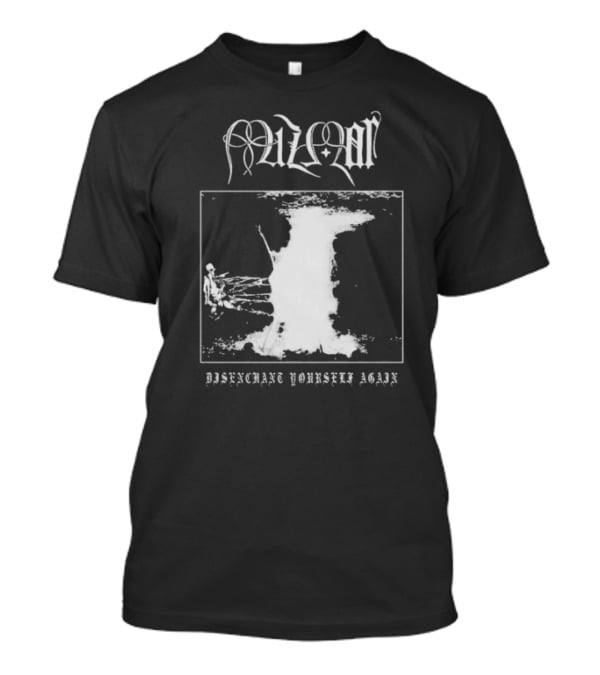 Mizmor Disenchanted Yourself Again Black And White Abstract T-Shirt