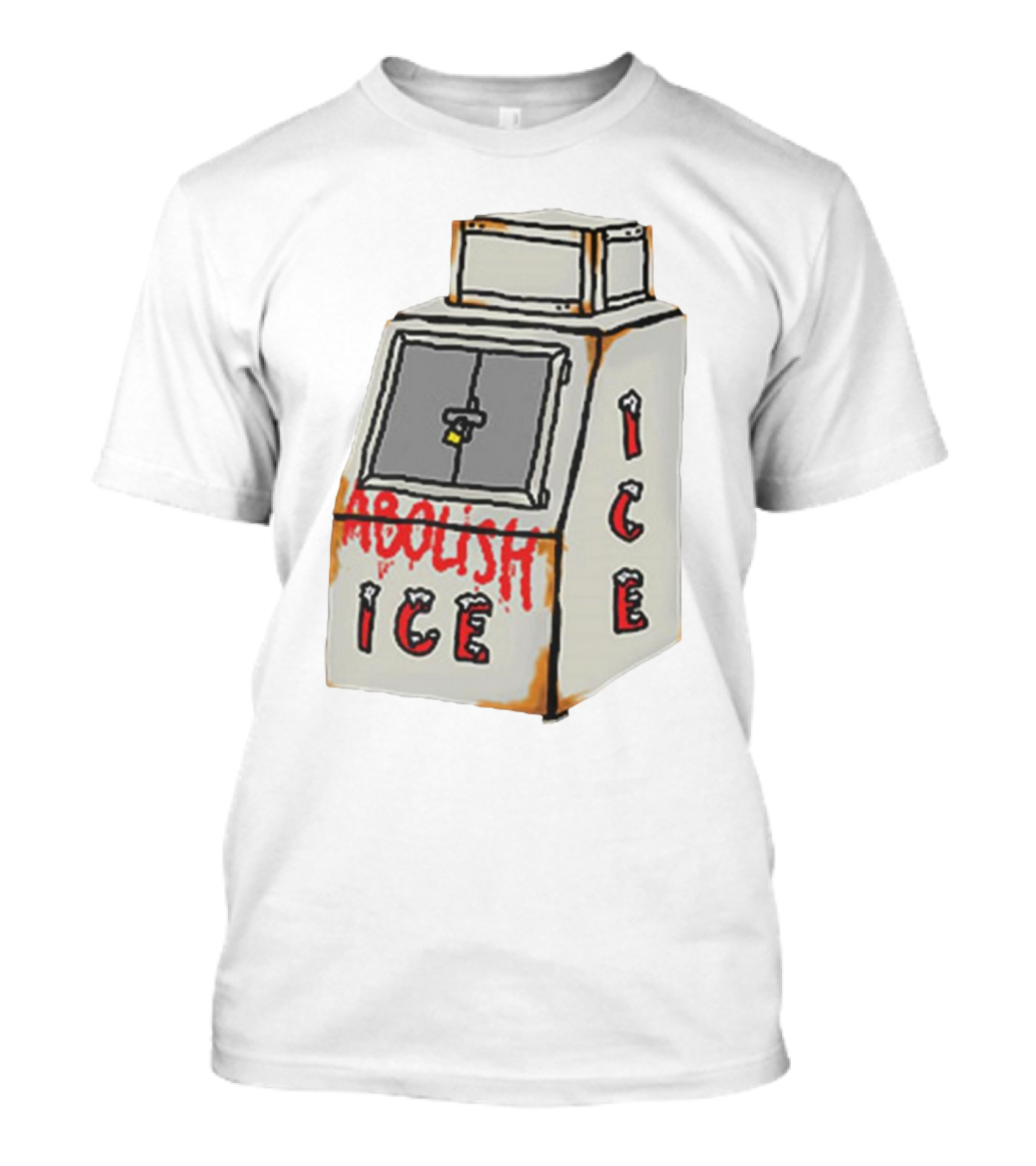 Alexandria Ocasio Cortez Abolish ICE Political Statement Freezer T-Shirt