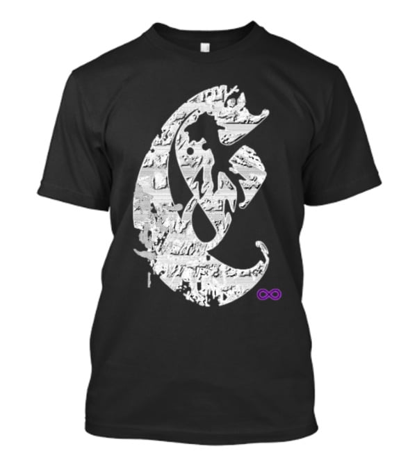 Club E By Club Eternal Infinite Symbol Grunge T-Shirt
