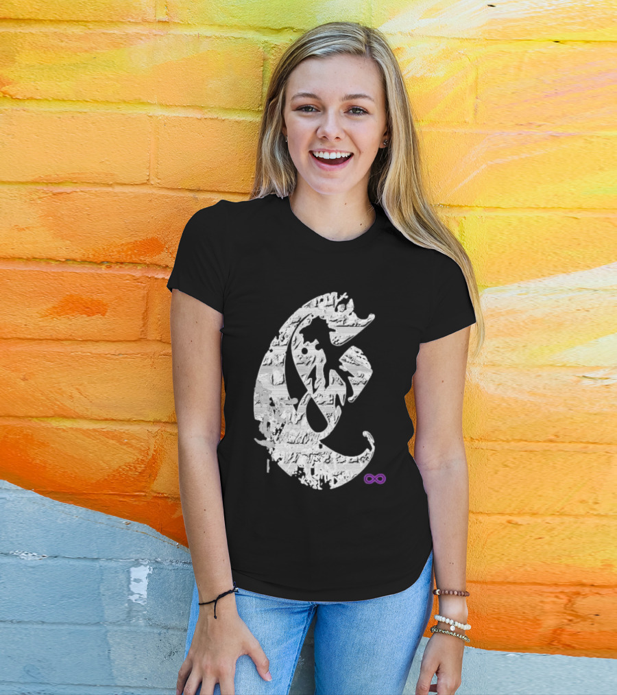 Club E By Club Eternal Infinite Symbol Grunge T-Shirt