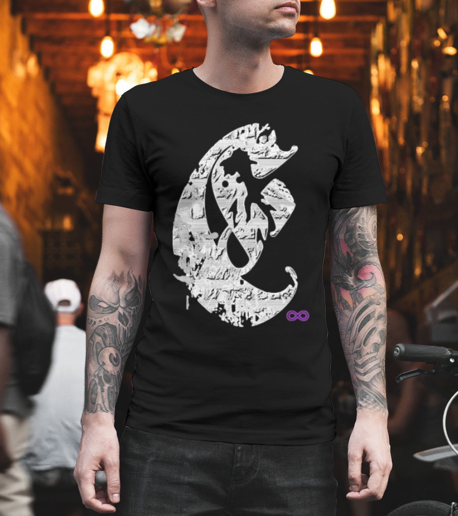 Club E By Club Eternal Infinite Symbol Grunge T-Shirt