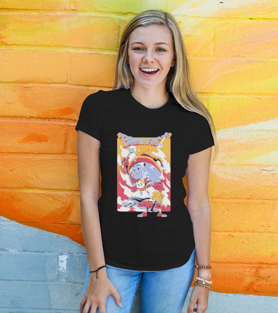 Breakfast Quest Heroes Toast Battlers T-Shirt