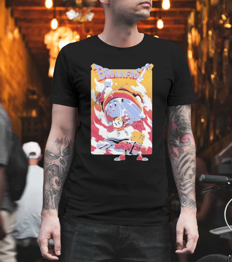 Breakfast Quest Heroes Toast Battlers T-Shirt