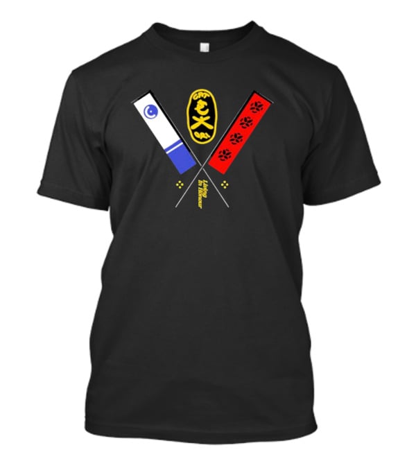 Catori Living In Honour CAT 91 Iconic Symbolic Flags With Paws T-Shirt