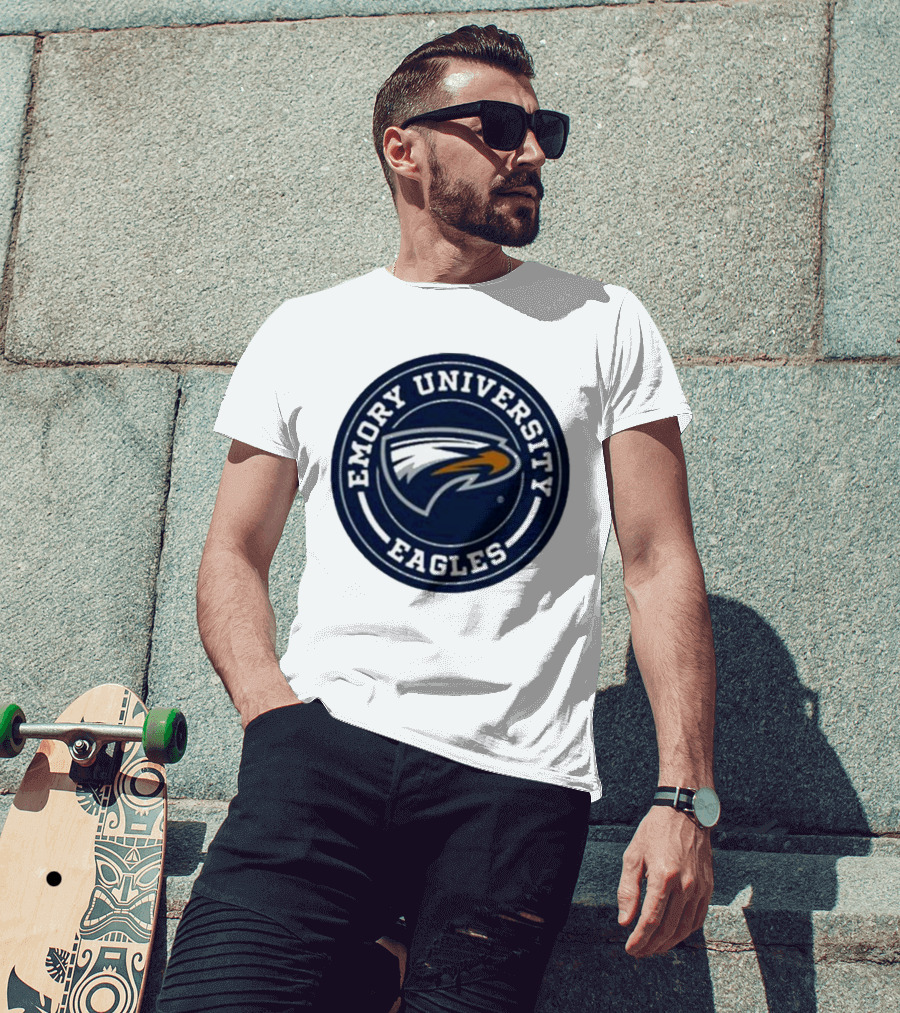Emory University Eagles Circle Emblem T-Shirt