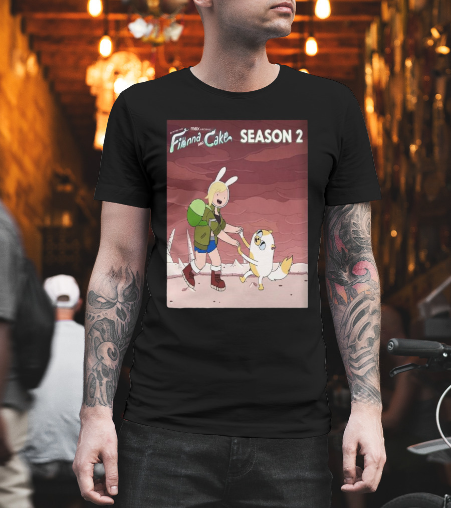 Max Original Adventure Time Fionna and Cake Season 2 T-Shirt