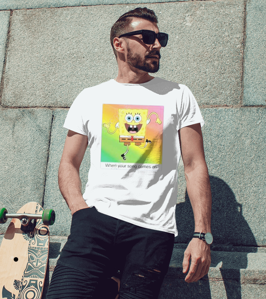 SpongeBob SquarePants Dancing When Your Song Comes On T-Shirt