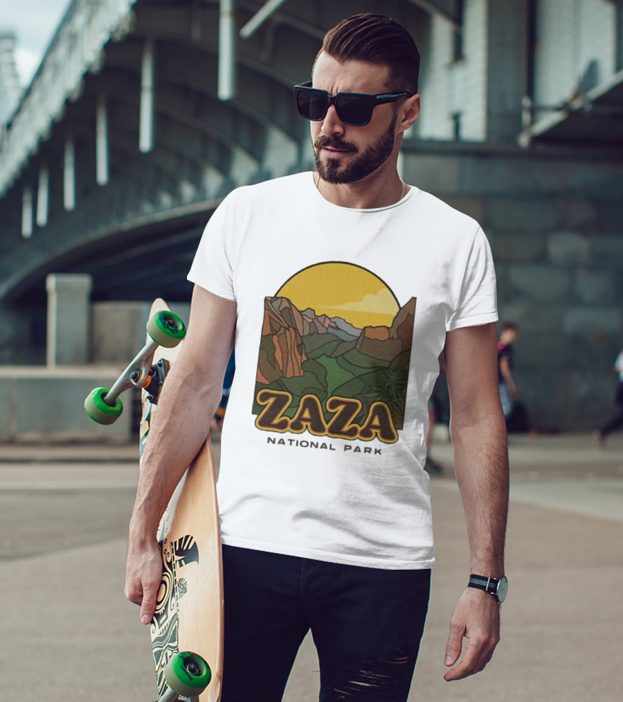 Fourtwenty Zaza National Park Scenic Wilderness Vista T-Shirt