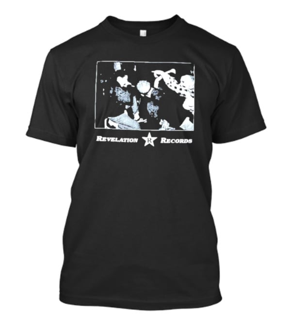Revelation Records Star Logo With Band Performance Scene T-Shirt