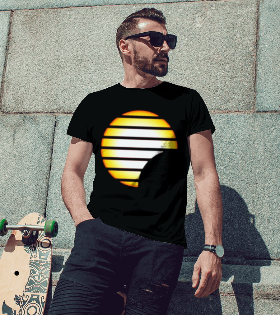 Quality Magna Cartel Sun Logo Magna Carta Magna Carta Cartel Sunset Stripes Circular T-Shirt