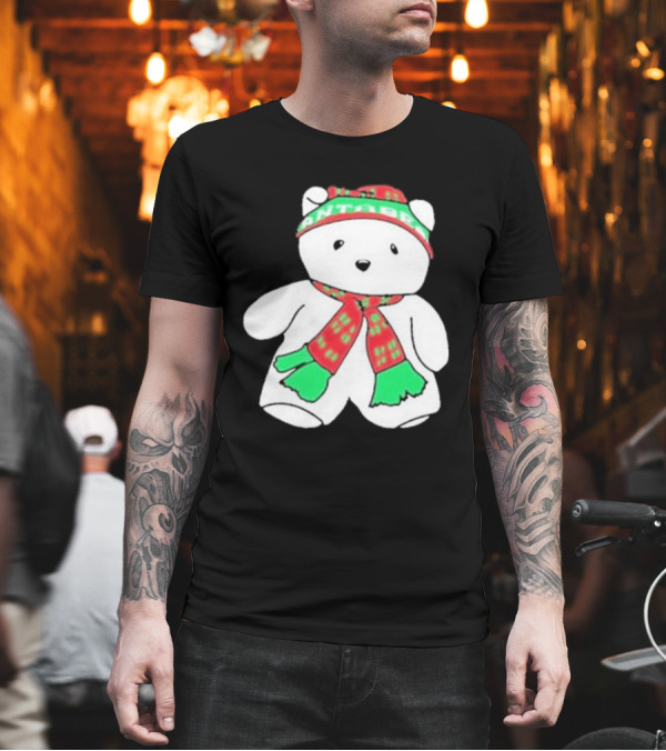Santa Bear Minnesota Christmas Scarf and Hat Bundle T-Shirt Santa Bear Minnesota Christmas Scarf and Hat Bundle T-Shirt