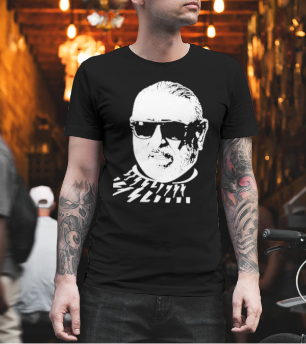 Serghei Mizil Iconic Graphic Black Sunglasses T-Shirt Serghei Mizil Iconic Graphic Black Sunglasses T-Shirt