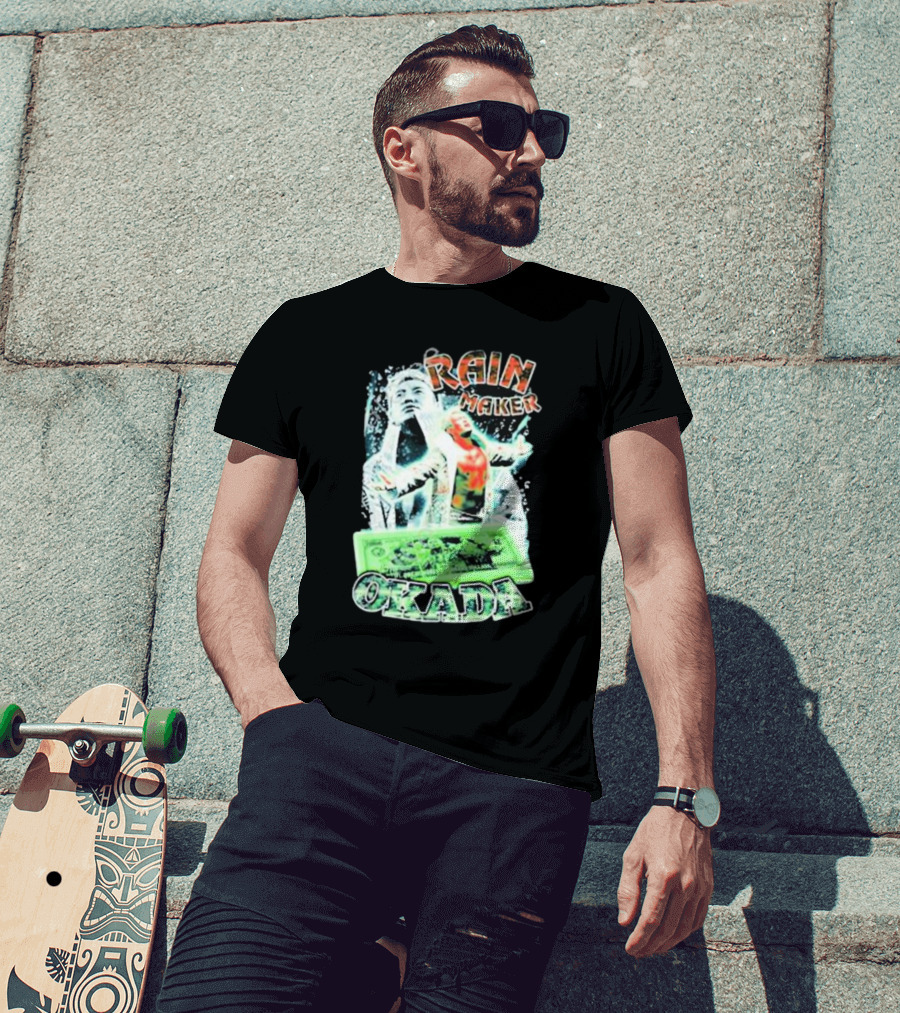 Rainmaker Kazuchika Okada Silvamore Dollar Bill T-Shirt