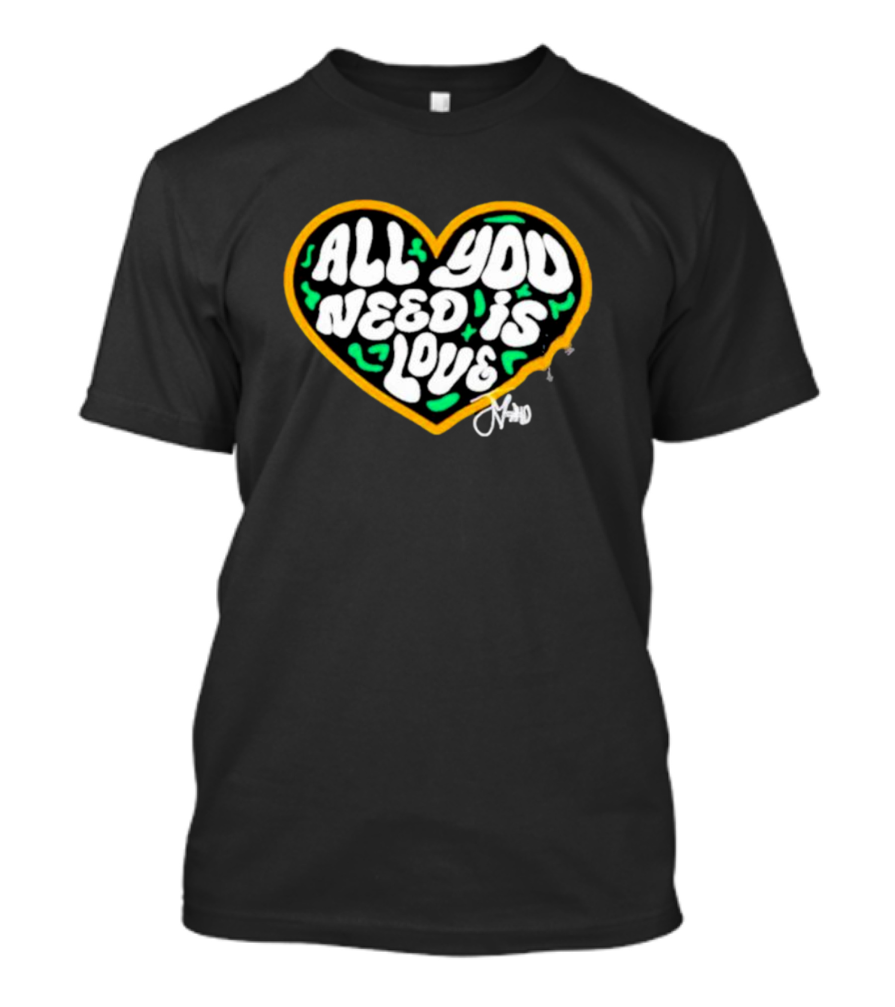 Packer All You Need Is Love Heart T-Shirt