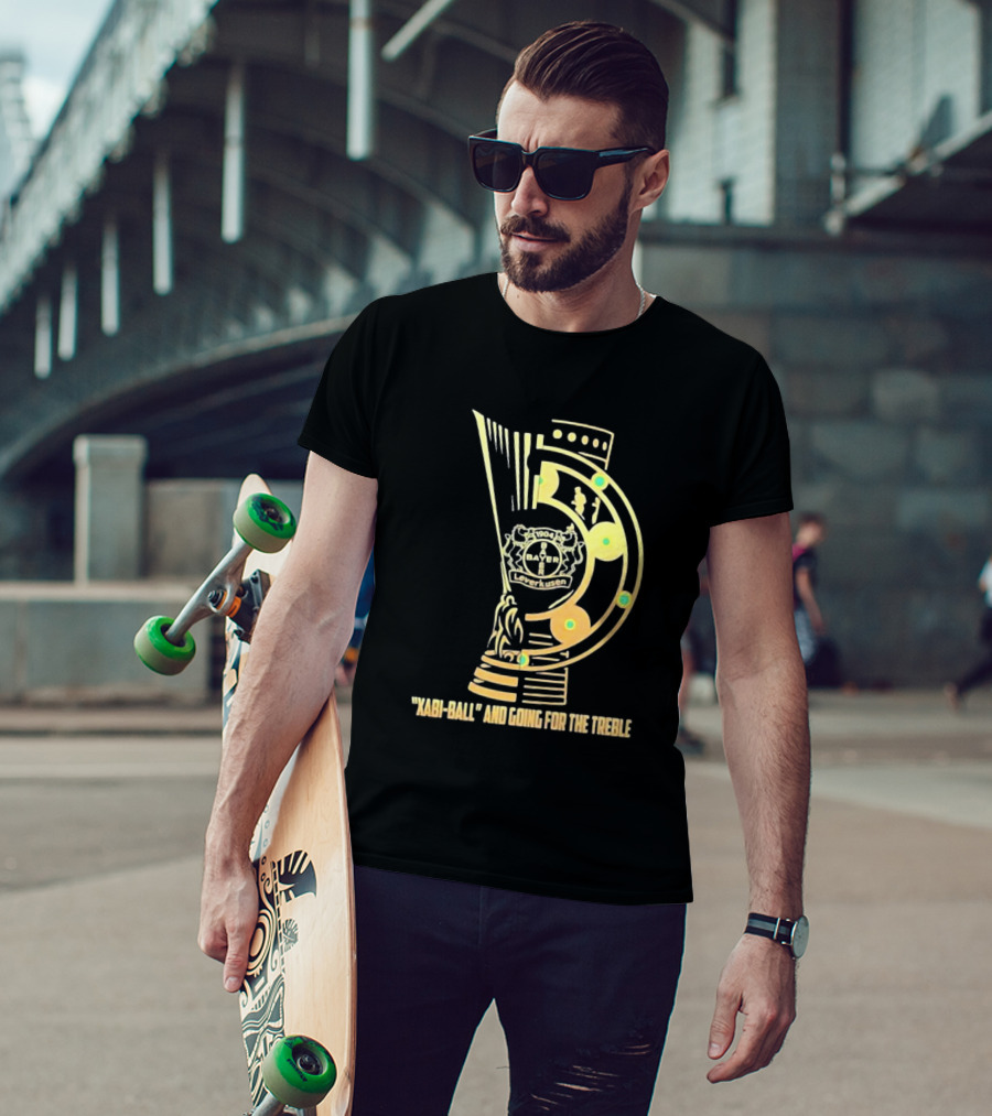 Bayer Leverkusen 1904 Xabi-Ball And Going For The Treble T-Shirt