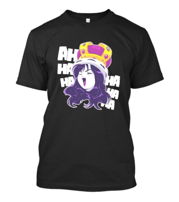 Ms Sakura Haha King Crown Laugh T-Shirt