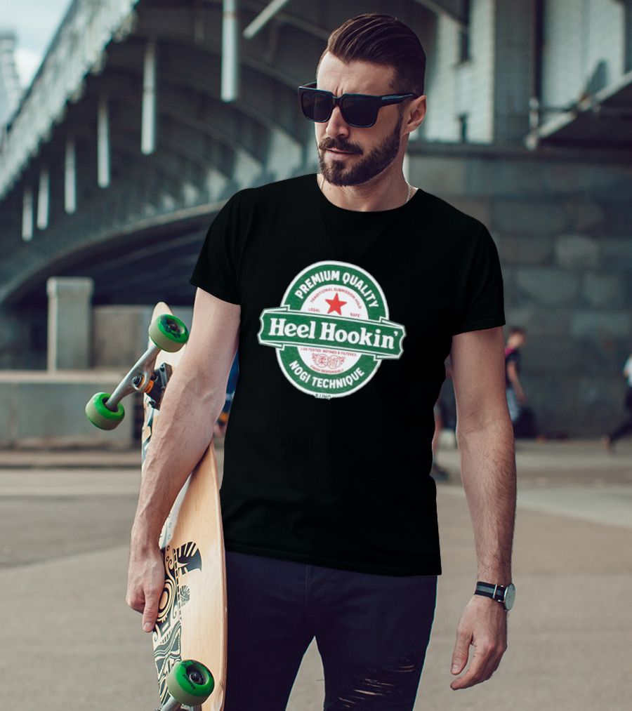 Premium Quality Heel Hookin' Legal Safe Traditional Submission Hold Nogi Technique T-Shirt