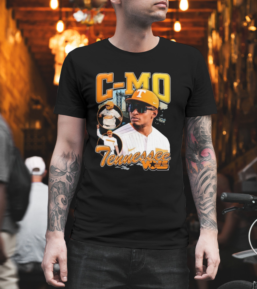 C-MO Tennessee Vols Baseball Vintage T-Shirt