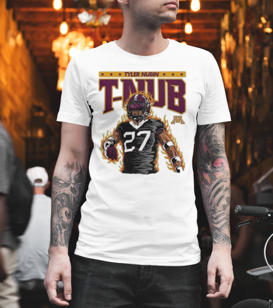Ncaa Football Tyler Nubin T-Nub Defensive Back 27 Youth T-Shirt