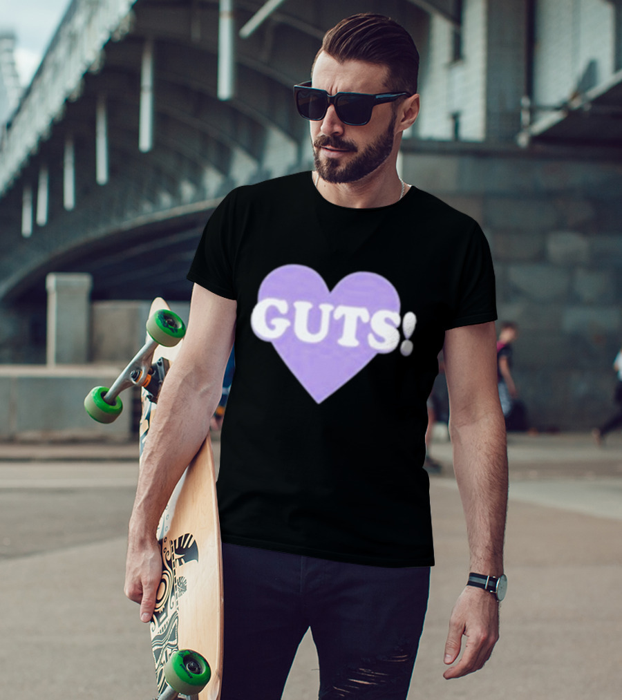 Noufa Saw Liv Guts Purple Heart GUTS T-Shirt