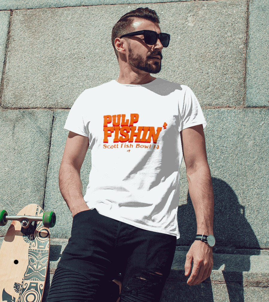 Pulp Fishin Scott Fish Bowl 14 T-Shirt