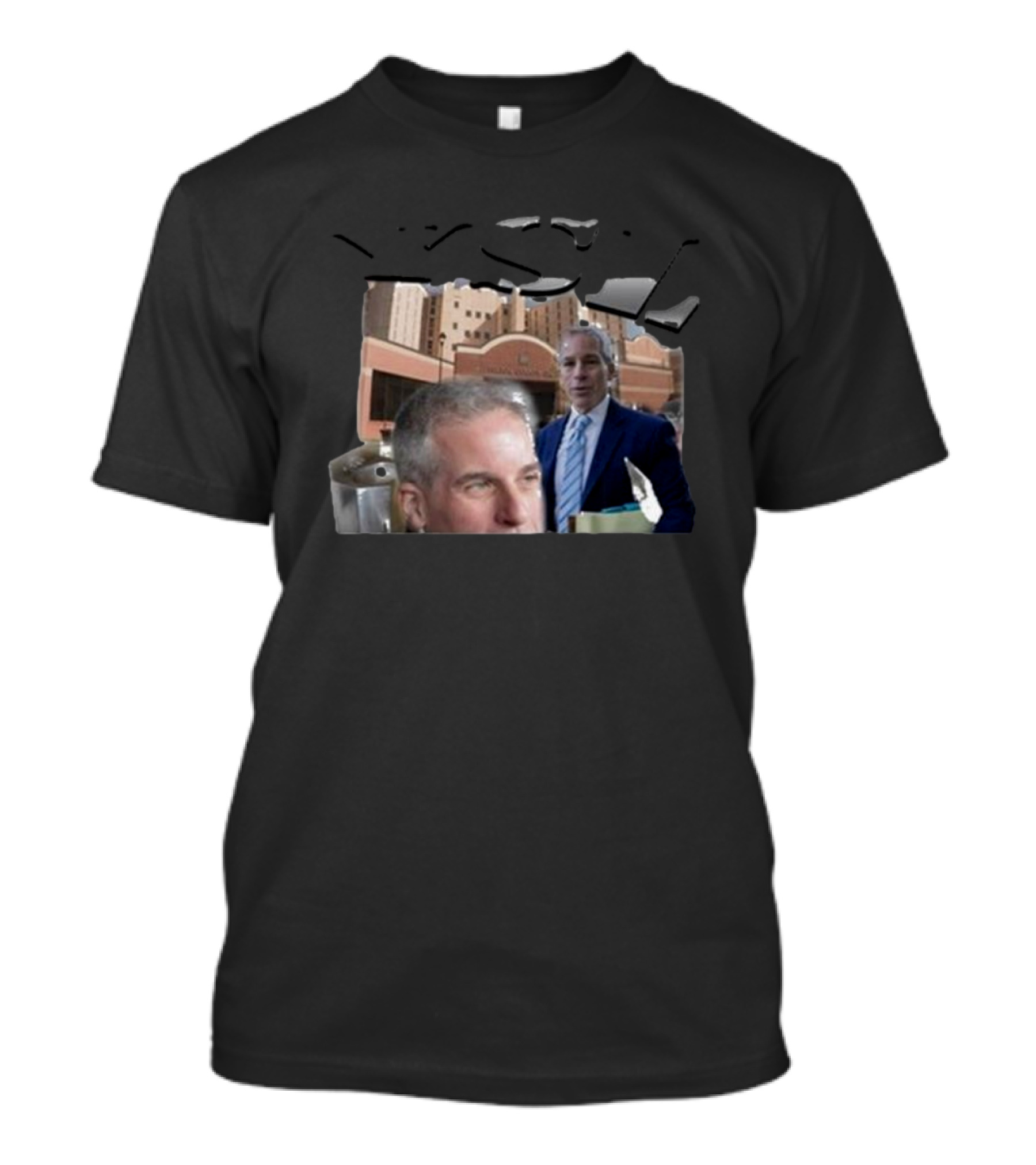 Ysl Brian Steel Lawyer Image Montage T-Shirt