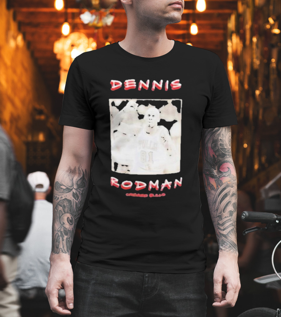 DENNIS RODMAN BULLS 91 CHICAGO BASKETBALL T-Shirt
