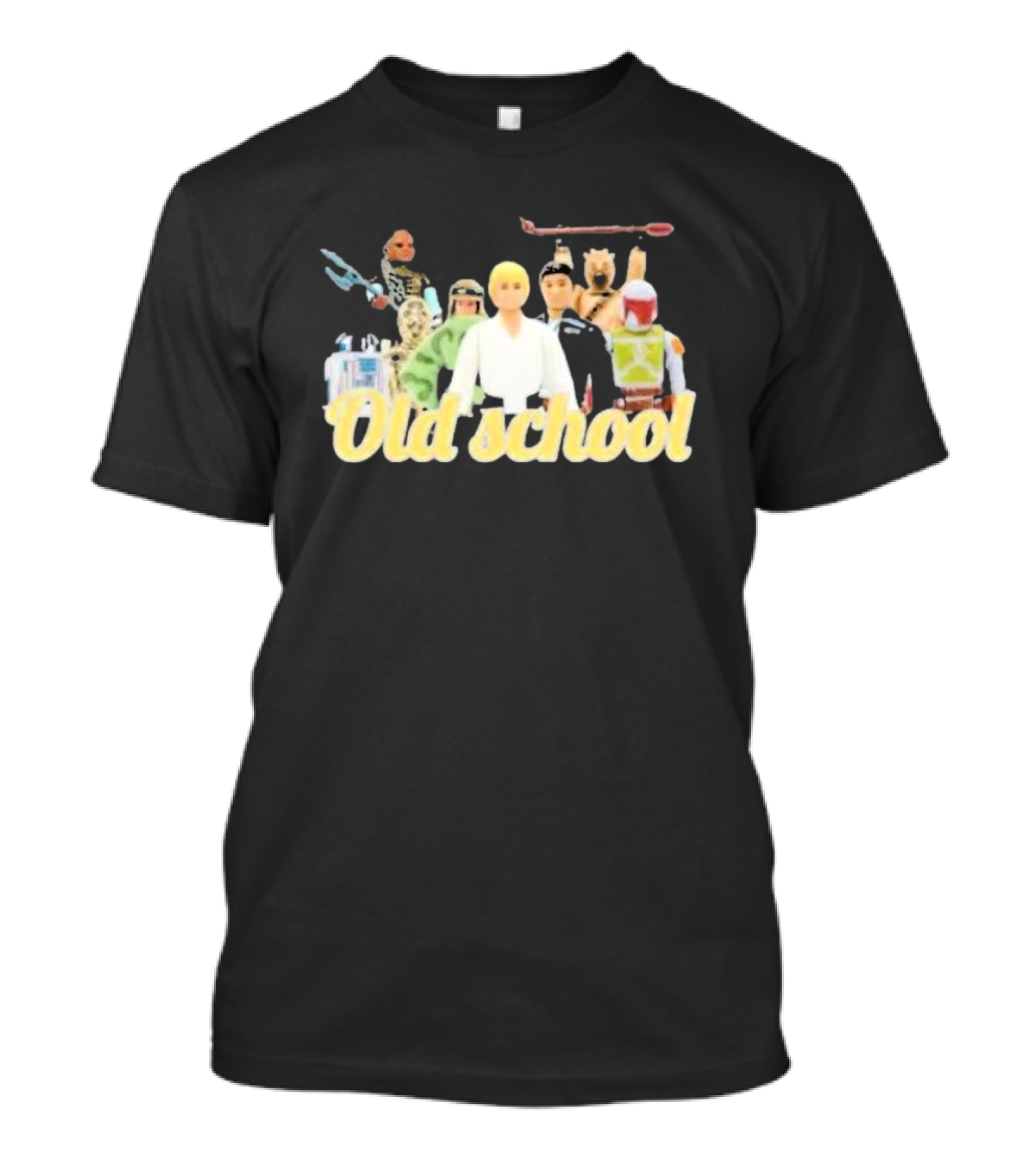 Old School Star Wars Action Figures Nostalgia T-Shirt