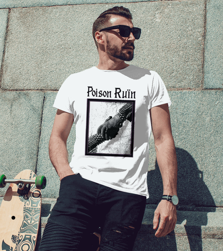 Poison Ruïn Medieval Chainmail Handshake Confrere T-Shirt