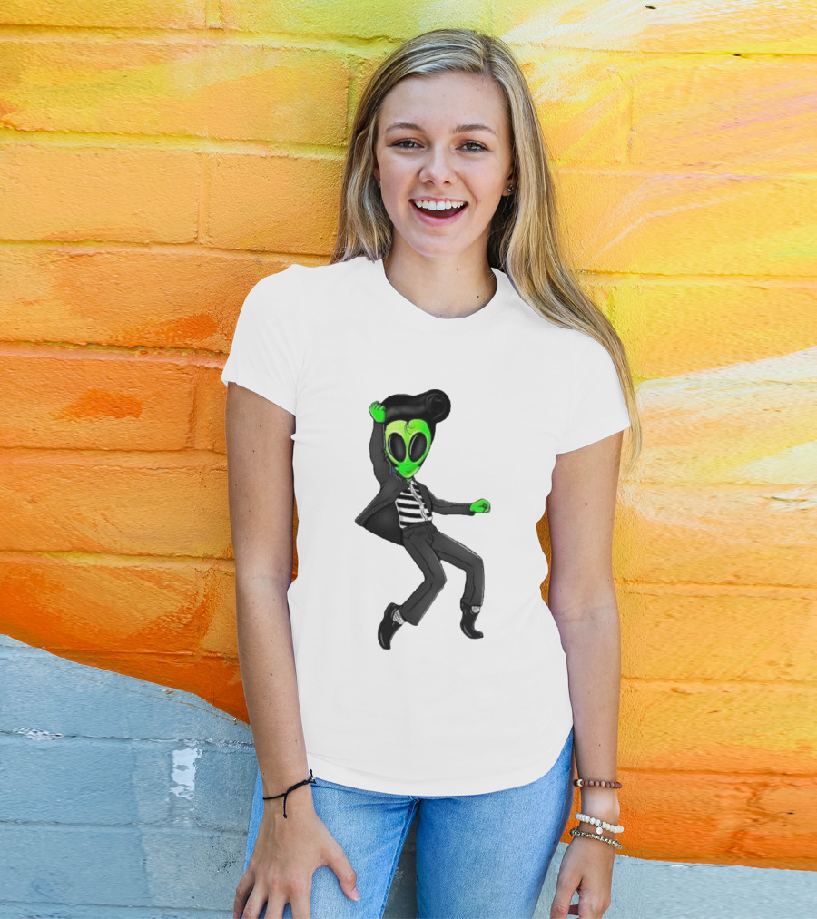 Jailhouse Rock Alien Elvis Presley Dance T-Shirt