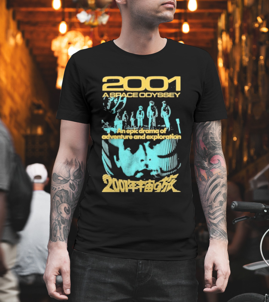 2001 A Space Odyssey An Epic Drama Of Adventure And Exploration Astronauts And Monolith T-Shirt