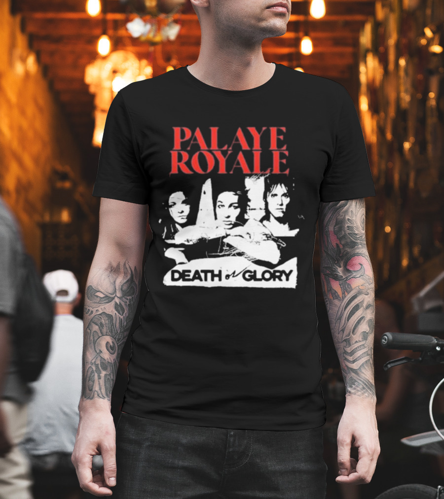 Palaye Royale Death Or Glory Band Member Portrait Trio T-Shirt