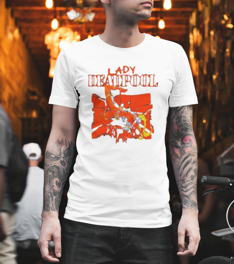 Rob Liefeld Lady Deadpool T-Shirt