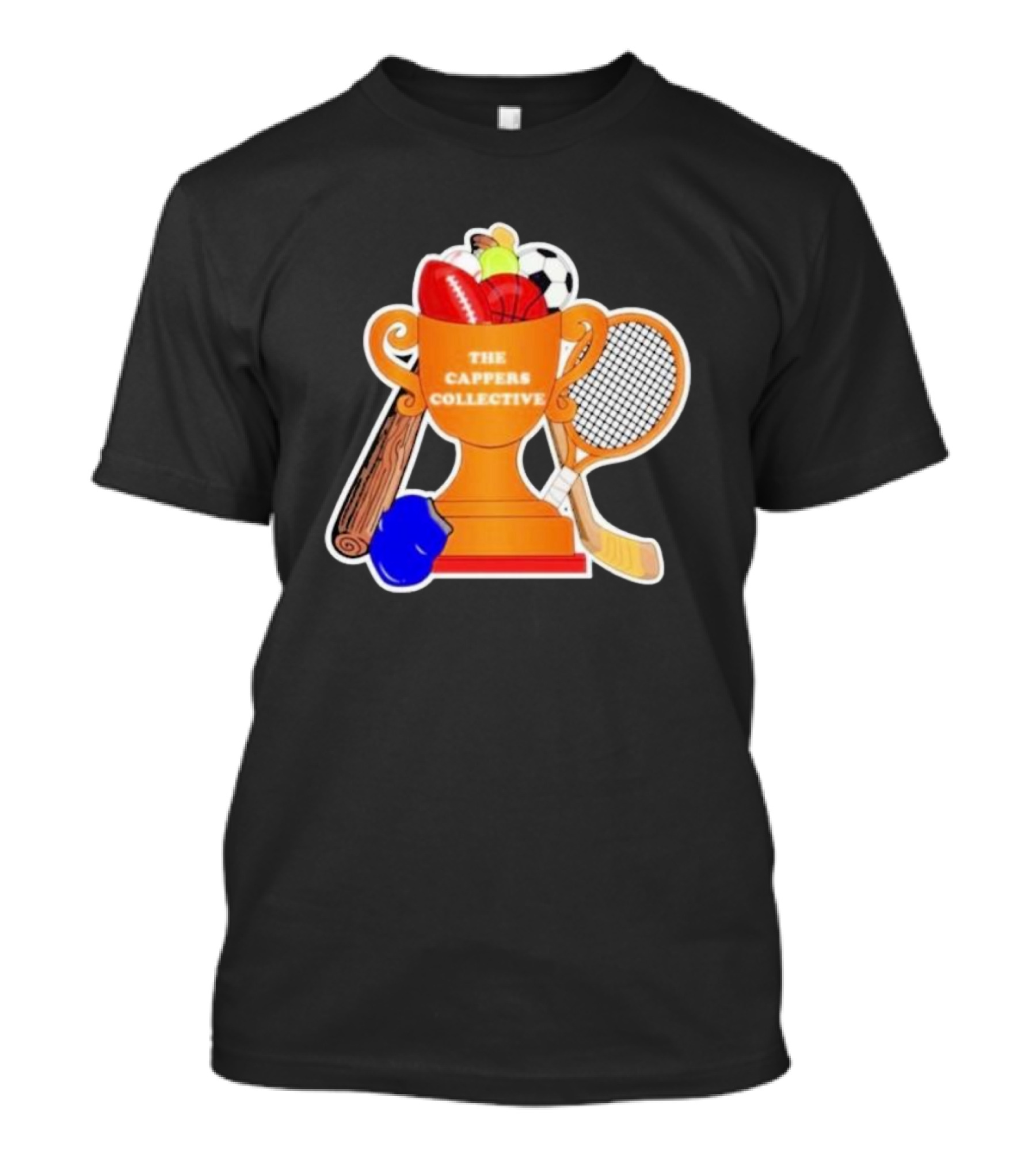 The Cappers Collective Trophy Sport Baseball Boxing Soccer Tennis Hockey Basketball T-Shirt