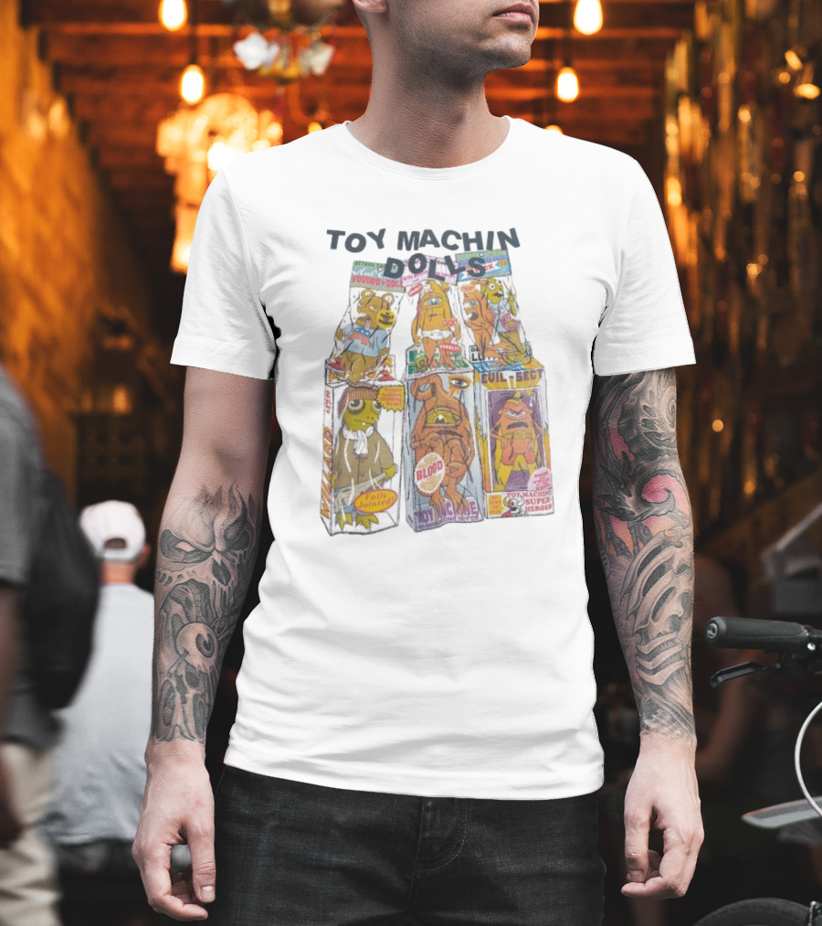 Toy Machine Dolls Evil Sect Blood Fobby Japan Super Heroes T-Shirt