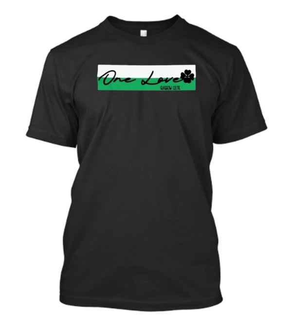 One Love Glasgow Celtic Shamrock T-Shirt