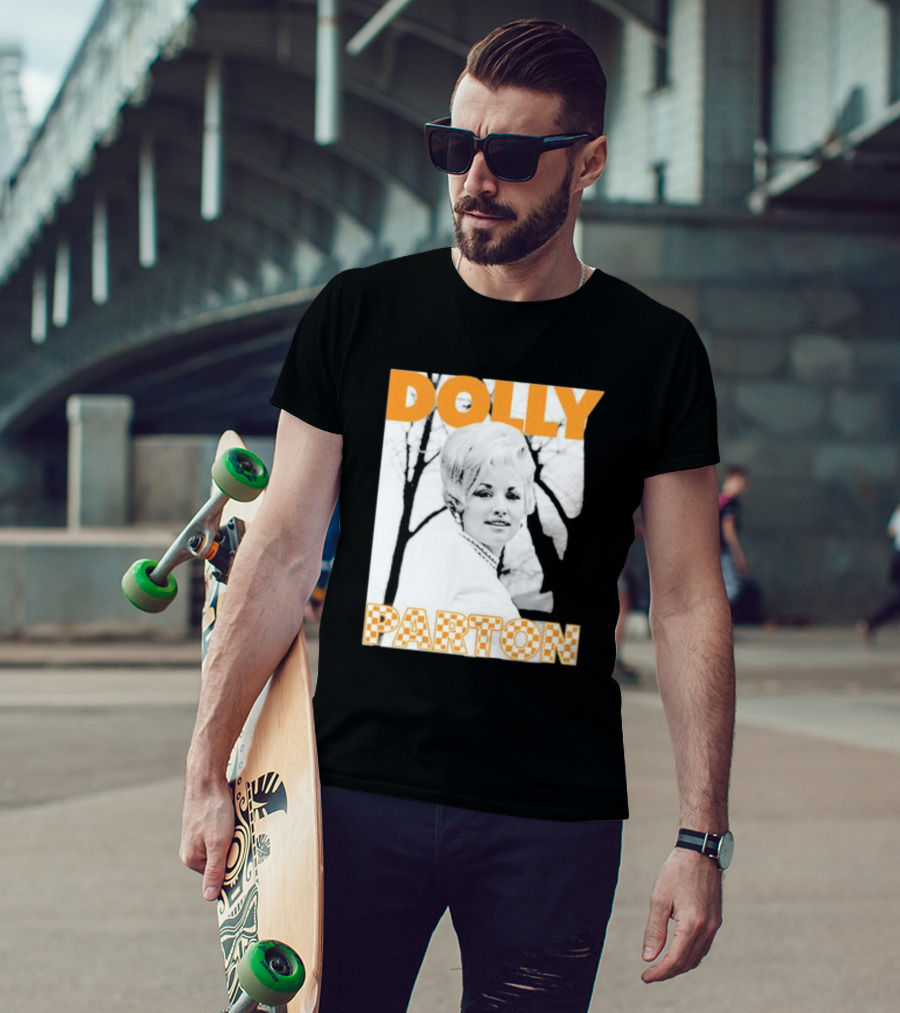 Dolly Parton Retro Black And White Tennessee T-Shirt