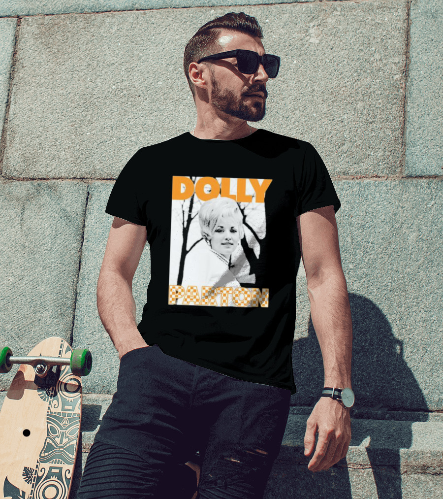 Dolly Parton Retro Black And White Tennessee T-Shirt
