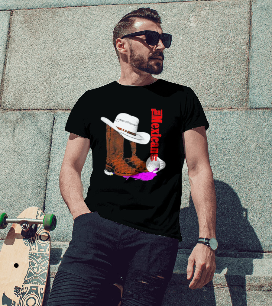 That Mexican Outta Texas Cowboy Hat And Boots T-Shirt