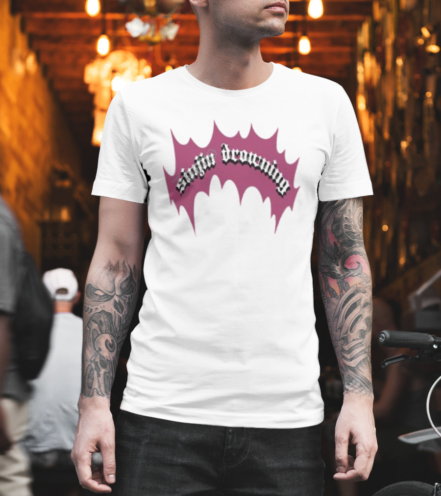 Sinjin Drowning Pink Burst T-Shirt