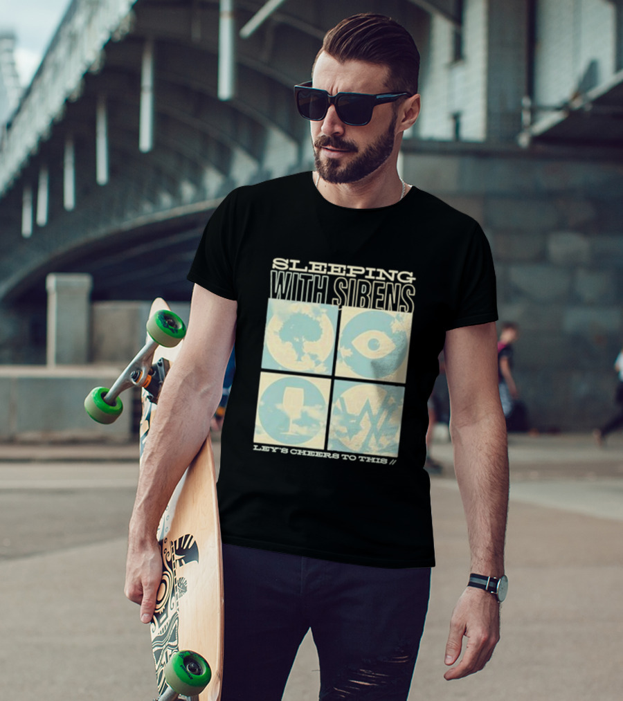 Sleeping With Sirens Let's Cheers To This Iconic Album Art Elements T-Shirt