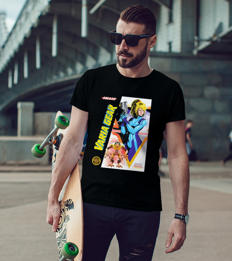 Smash Varia Gear Zero Suit Hunter Chronicles T-Shirt