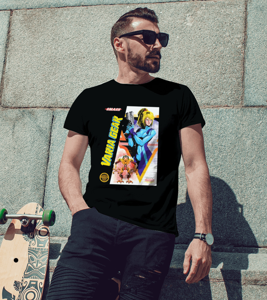 Smash Varia Gear Zero Suit Hunter Chronicles T-Shirt
