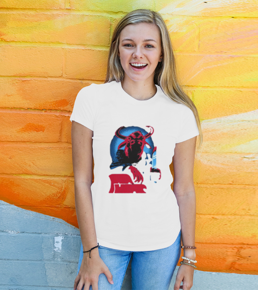 Papa Meat Cyber Bully Cow With Knife Dark Humor T-Shirt