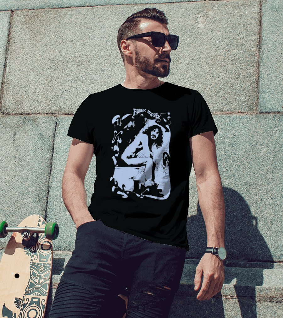 Rare Vintage Frank Zappa Toilet T-Shirt